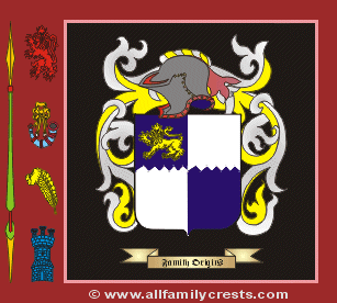 Crufts Coat of Arms, Family Crest - Click here to view