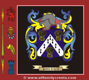 Cummins Coat of Arms, Family Crest - Click here to view