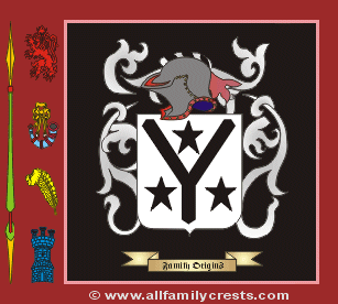 Cunningham-Ireland Coat of Arms, Family Crest - Click here to view