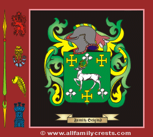 Curtain Coat of Arms, Family Crest - Click here to view