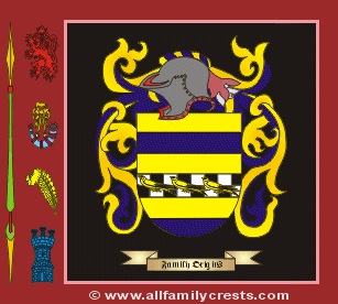 Curtis Coat of Arms, Family Crest - Click here to view