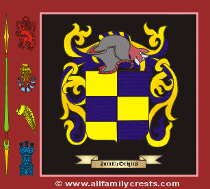 Cusack Coat of Arms, Family Crest - Click here to view