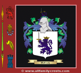McCrory Coat of Arms, Family Crest - Click here to view