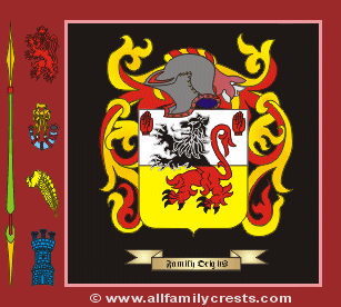 Daly Coat of Arms, Family Crest - Click here to view