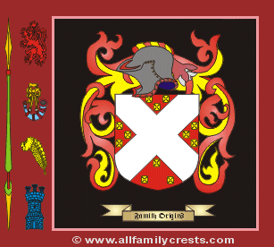Deeny Coat of Arms, Family Crest - Click here to view
