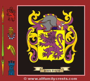 Delacey Coat of Arms, Family Crest - Click here to view