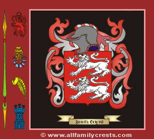 Delahide Coat of Arms, Family Crest - Click here to view