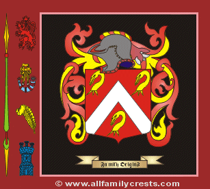 Denham Coat of Arms, Family Crest - Click here to view