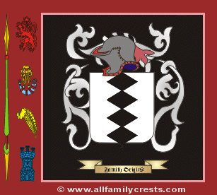 Denial Coat of Arms, Family Crest - Click here to view
