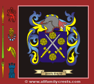 Dinneen Coat of Arms, Family Crest - Click here to view