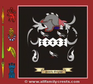 Dove Coat of Arms, Family Crest - Click here to view