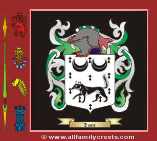 Duane Coat of Arms, Family Crest - Click here to view