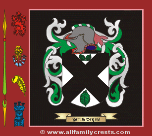 Durkan Coat of Arms, Family Crest - Click here to view