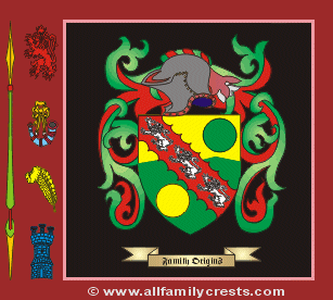 Emerson Coat of Arms, Family Crest - Click here to view