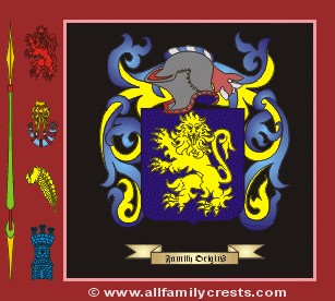 Evans Coat of Arms, Family Crest - Click here to view