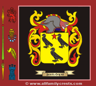 Faulkner Coat of Arms, Family Crest - Click here to view