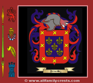 Fernandez Coat of Arms, Family Crest - Click here to view