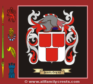 Fitzsimons Coat of Arms, Family Crest - Click here to view