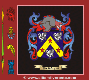 O'Fennelly Coat of Arms, Family Crest - Click here to view