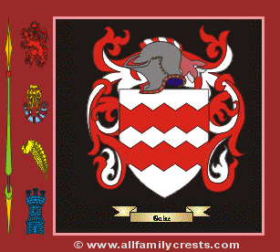Gaine Coat of Arms, Family Crest - Click here to view