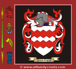 Gainey Coat of Arms, Family Crest - Click here to view