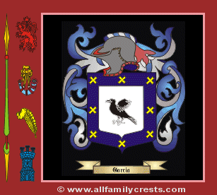 Garcia Coat of Arms, Family Crest - Click here to view