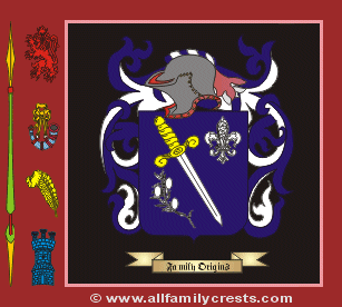 Garner Coat of Arms, Family Crest - Click here to view