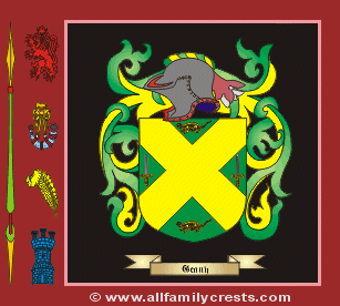 Geany Coat of Arms, Family Crest - Click here to view