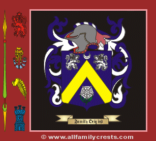 Gervais-ireland Coat of Arms, Family Crest - Click here to view