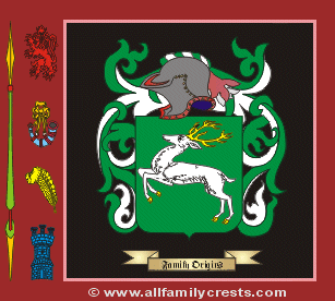 Gettens Coat of Arms, Family Crest - Click here to view