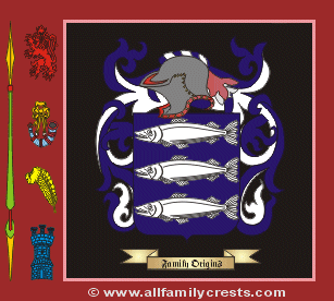 Girvin Coat of Arms, Family Crest - Click here to view