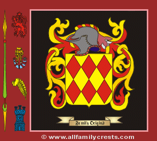 Glavin Coat of Arms, Family Crest - Click here to view