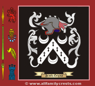 Glover Coat of Arms, Family Crest - Click here to view