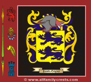 Goundry Coat of Arms, Family Crest - Click here to view