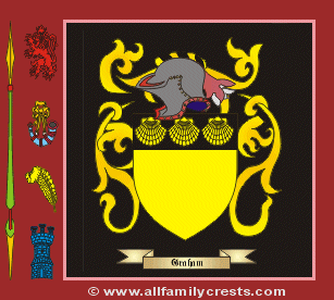 Graham Coat of Arms, Family Crest - Click here to view