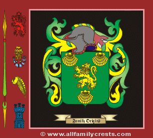 Grannell Coat of Arms, Family Crest - Click here to view