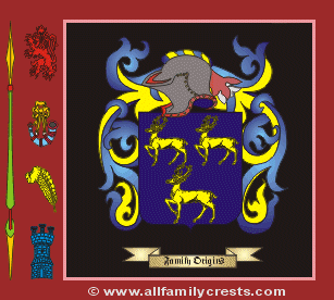 Green Coat of Arms, Family Crest - Click here to view