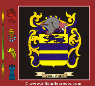 Gregory Coat of Arms, Family Crest - Click here to view