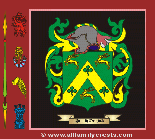 Gribben Coat of Arms, Family Crest - Click here to view