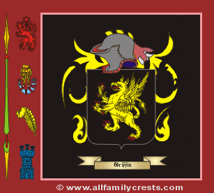 Griffin Coat of Arms, Family Crest - Click here to view