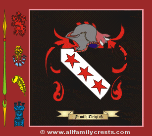 O'Glissane Coat of Arms, Family Crest - Click here to view