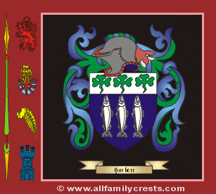 Hacket Coat of Arms, Family Crest - Click here to view