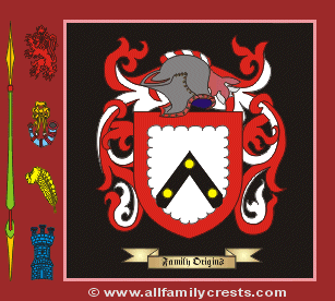 Hallowell Coat of Arms, Family Crest - Click here to view