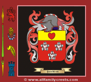 Hambleton Coat of Arms, Family Crest - Click here to view