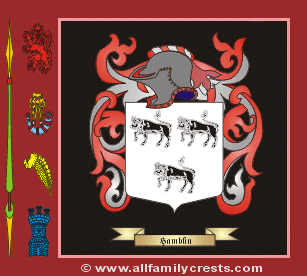 Hamblin Coat of Arms, Family Crest - Click here to view
