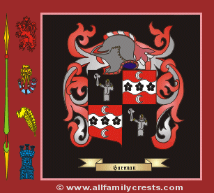 Harman Coat of Arms, Family Crest - Click here to view