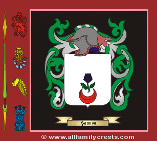 Harmon Coat of Arms, Family Crest - Click here to view