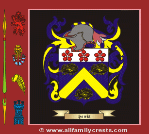 Harris-ireland Coat of Arms, Family Crest - Click here to view