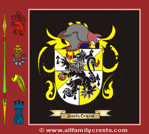 Hartness Coat of Arms, Family Crest - Click here to view