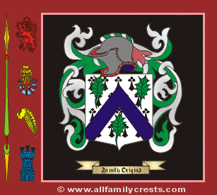 Hassall Coat of Arms, Family Crest - Click here to view